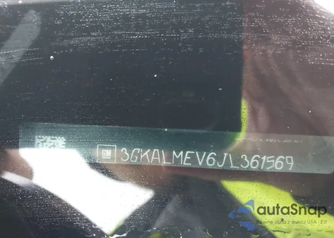 2018 GMC Terrain Sle z USA, uszkodzony, nr VIN 3GKALMEV6JL361569